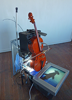 Ian Burns sculpture. Pond. 2010